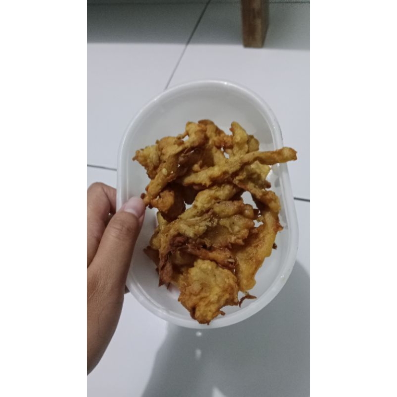 

krecek krupuk mentah