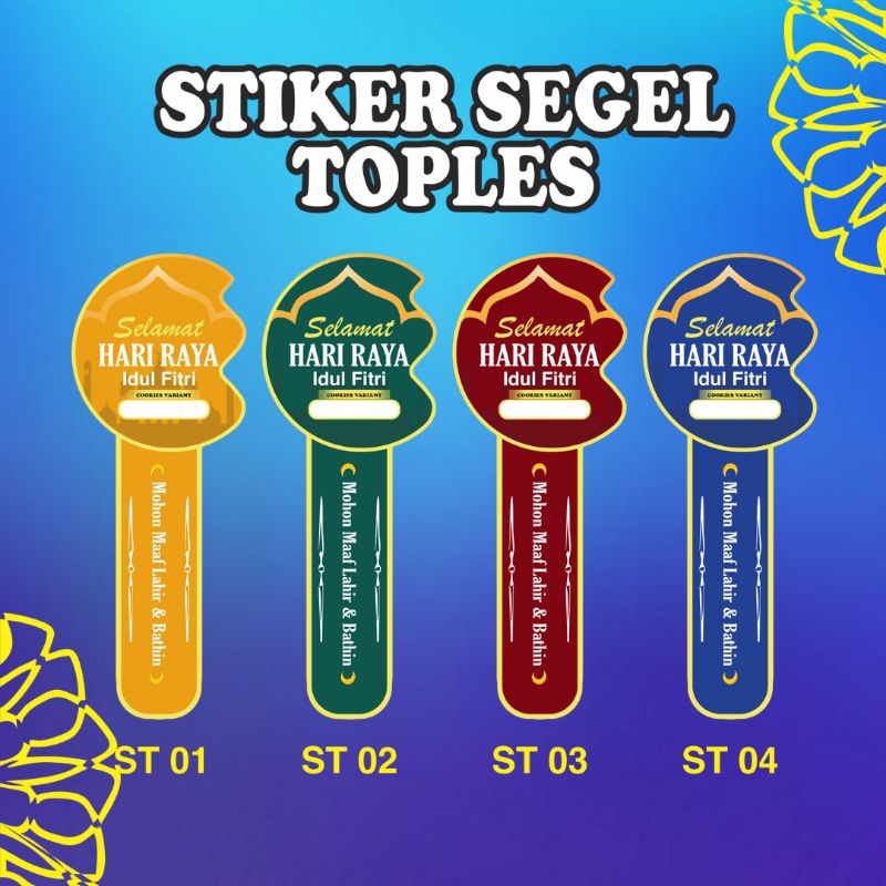 

stiker segel kue makanan minuman catering Bisa custom