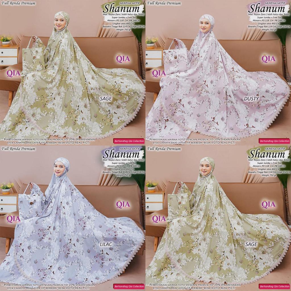 Mukena Rayon Jumbo Shanum Oval Hijab