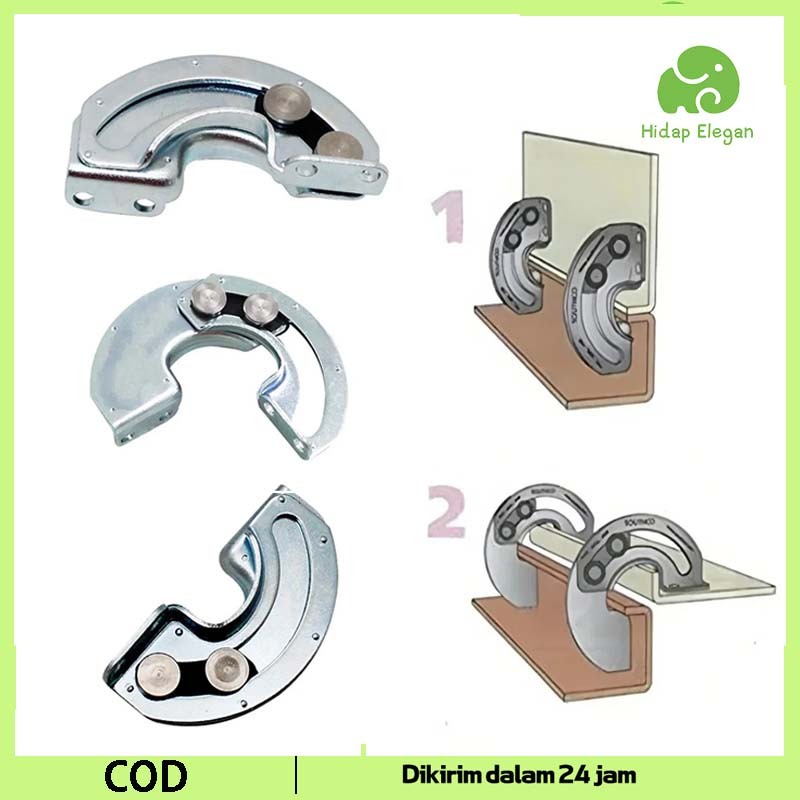 Engsel Pintu Sliding 90 Derajat Engsel Galvanis 90° Engsel Busur Engsel Pintu Hidden Engsel Pintu In