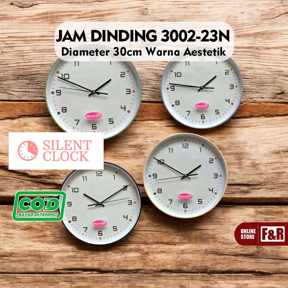 Jam Dinding Dekorasi Rumah Diamond Sweep Silent Clock Jam Dinding Diamond Aesthetic Jam Dinding