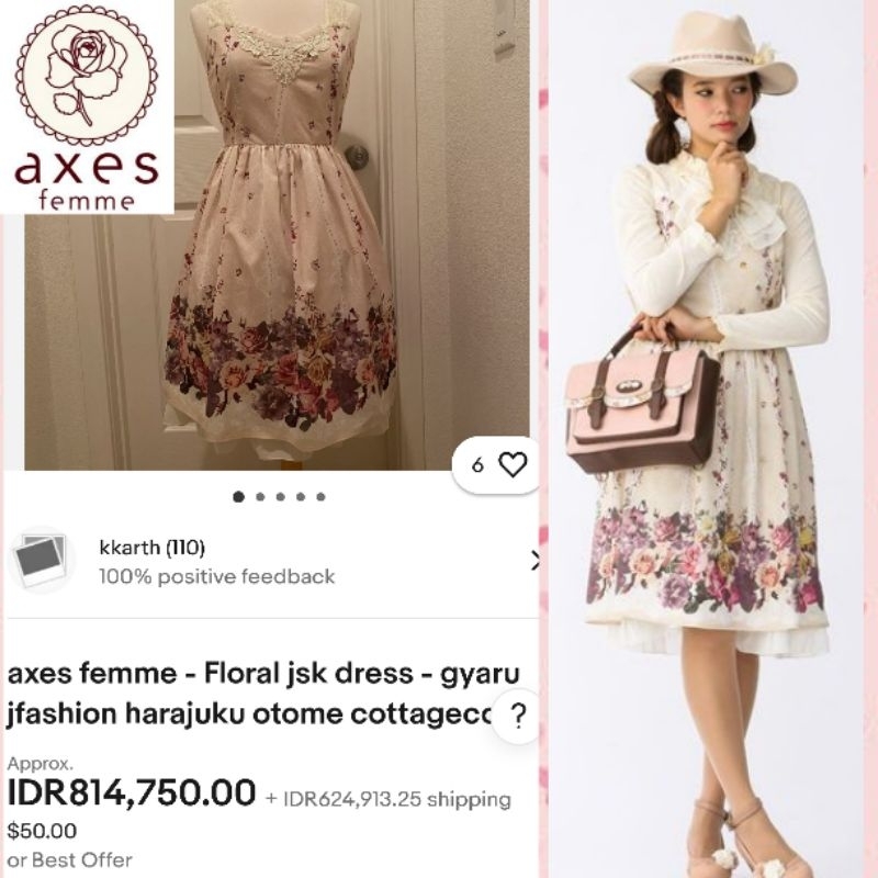 Axes femme floral premium