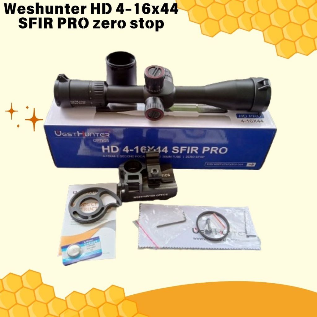 Teleskop WESTHUNTER HD 4-16X44 SFIR PRO ZERO STOP