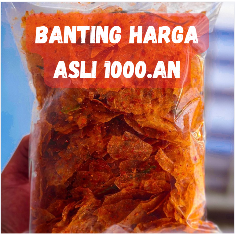 

KERIPIK KACA PEDAS DAUN JERUK 100GR KERIPIK BELING / KERIPIK BELEDAG / KRIPCA