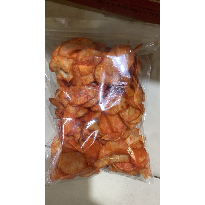 

Keripik Singkong Pedas Kering