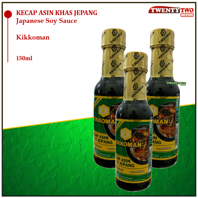 

Kecap Asin khas Jepang Kikkoman Soy Sauce HALAL Botol 150ml