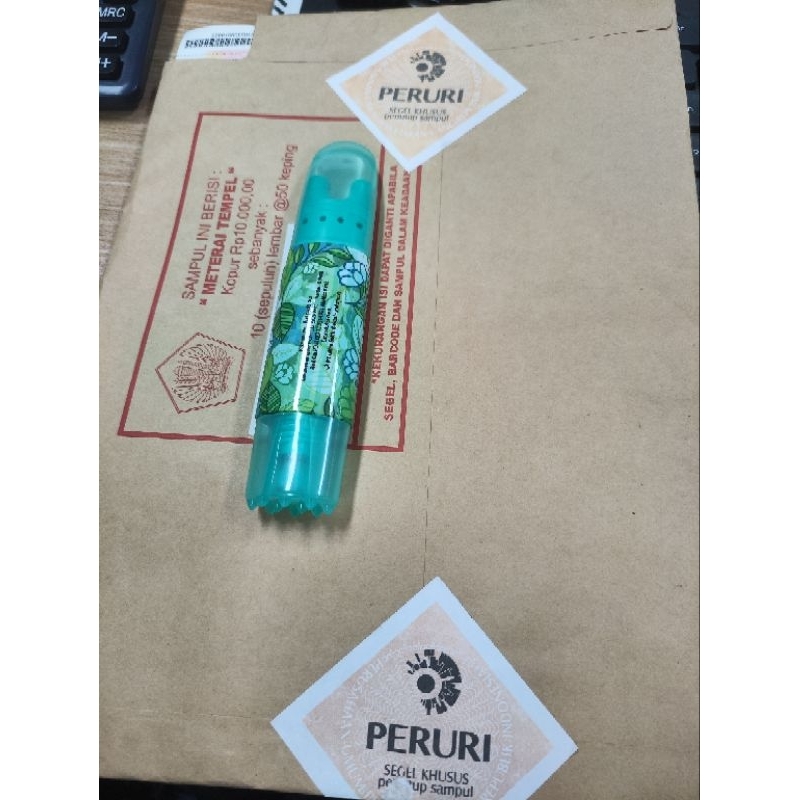 

Materaipos 10rb 10k asli resmi segel peruri