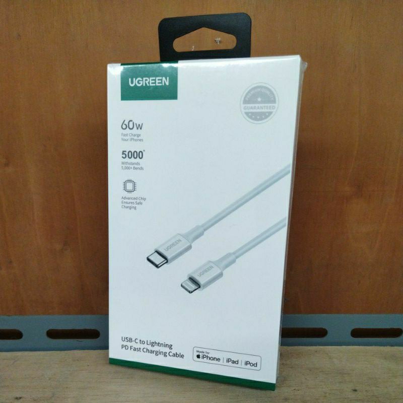 Kabel UGREEN C TO LIGHTNING 60watt kabel iphone original Ugreen 60watt