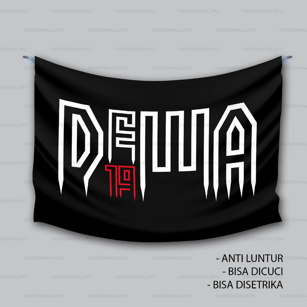 POSTER KAIN TAPESTRY BENDERA NEW LOGO DEWA19 DEWA BALADEWA JUMBO