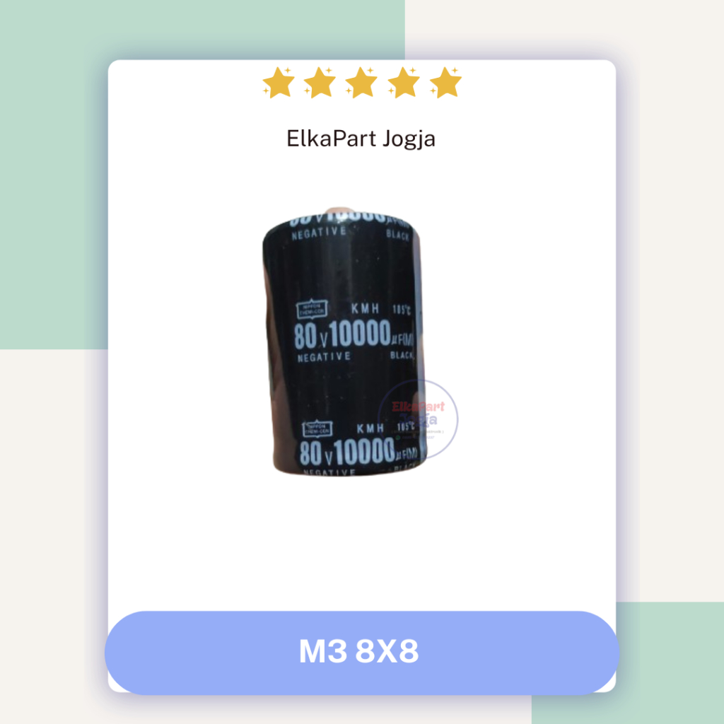 Kapasitor Elko 10000uf 80V / Elco 10000uf 80V