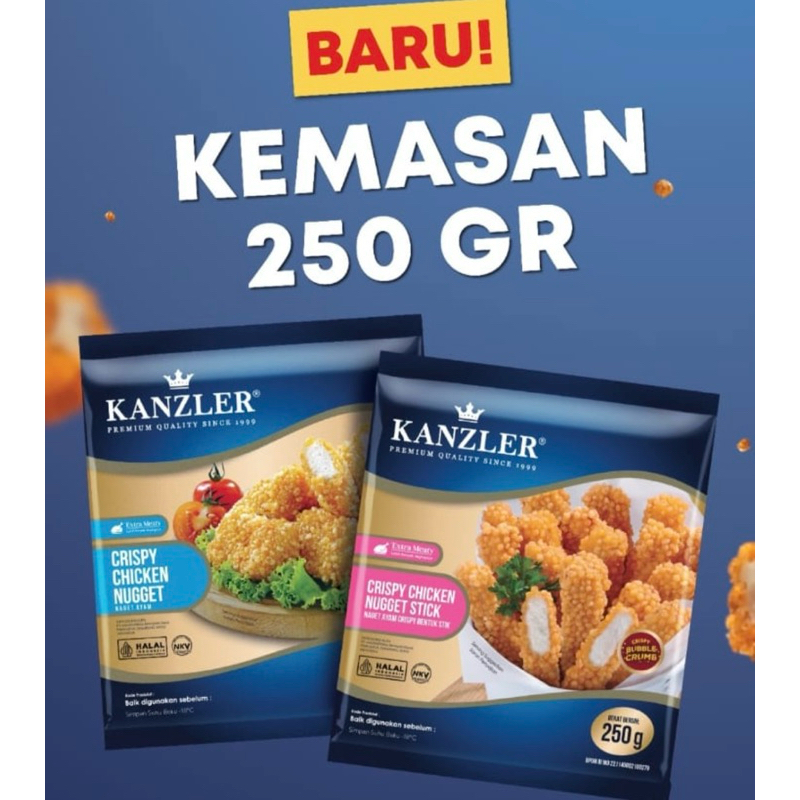 

BARU !! Kanzler nugget crispy / crispy stick 250gr