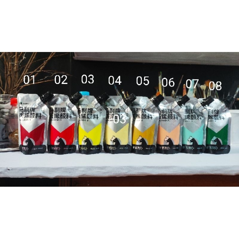 

Cat Acrylic Maries Paint Bag 100ml