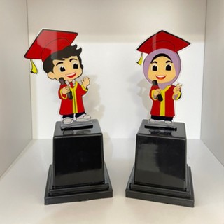Piala Akrilik Wisuda Piala Wisuda Anak Akrilik Custom