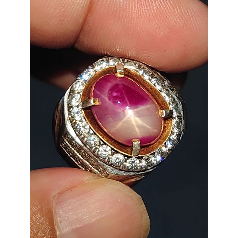 ruby star burma  belang merah putih no treatment 8 crt