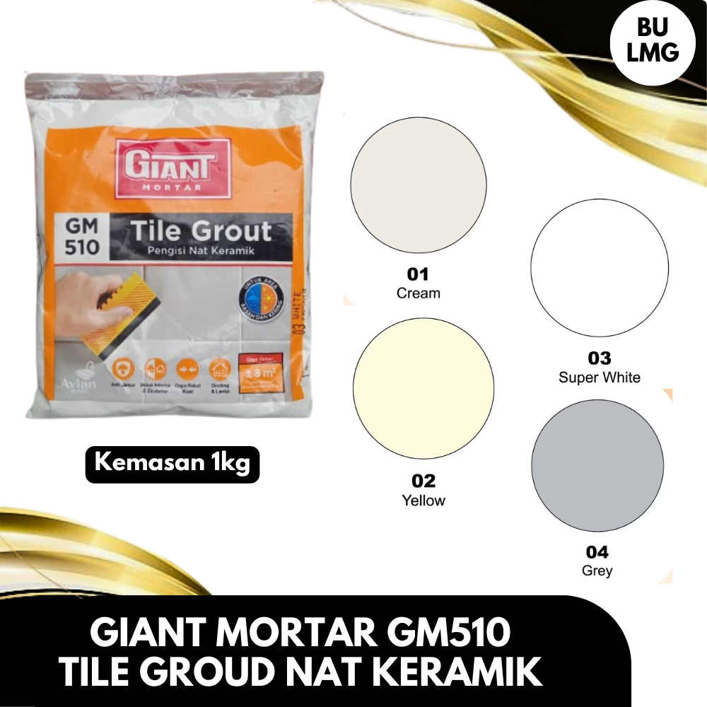 Tile Groud Nat Keramik || Tile Groud Nat Keramik Lantai [Giant Mortar GM 510]