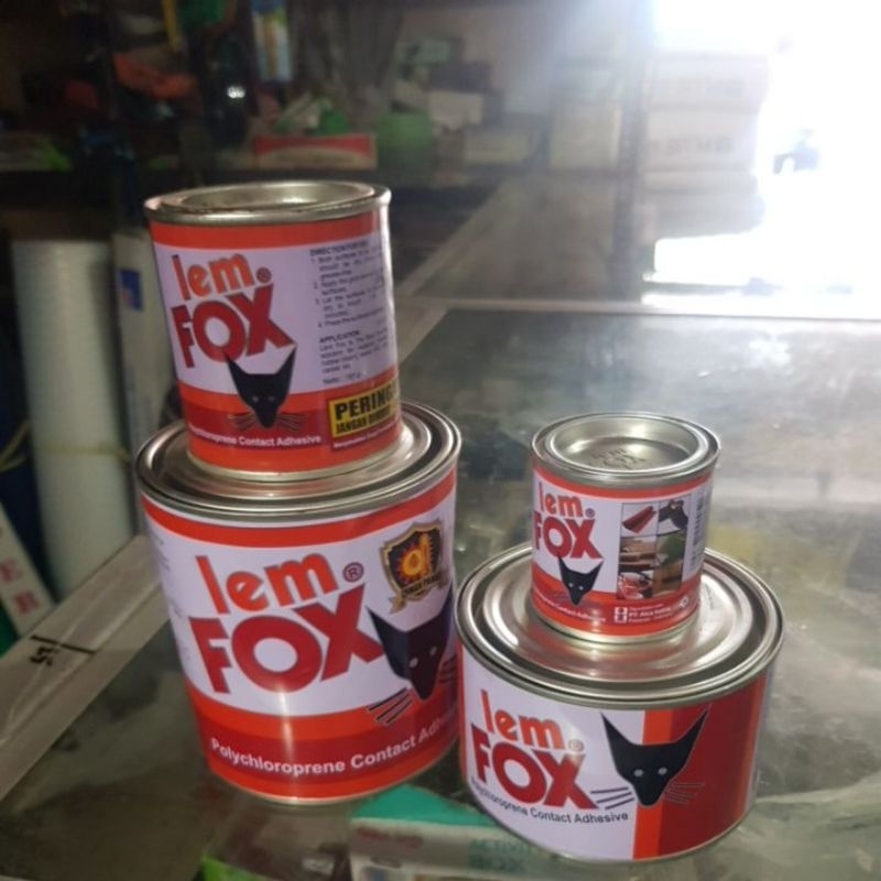 lem fox kuning lem kayu hpl kulit karet vinyl karpet