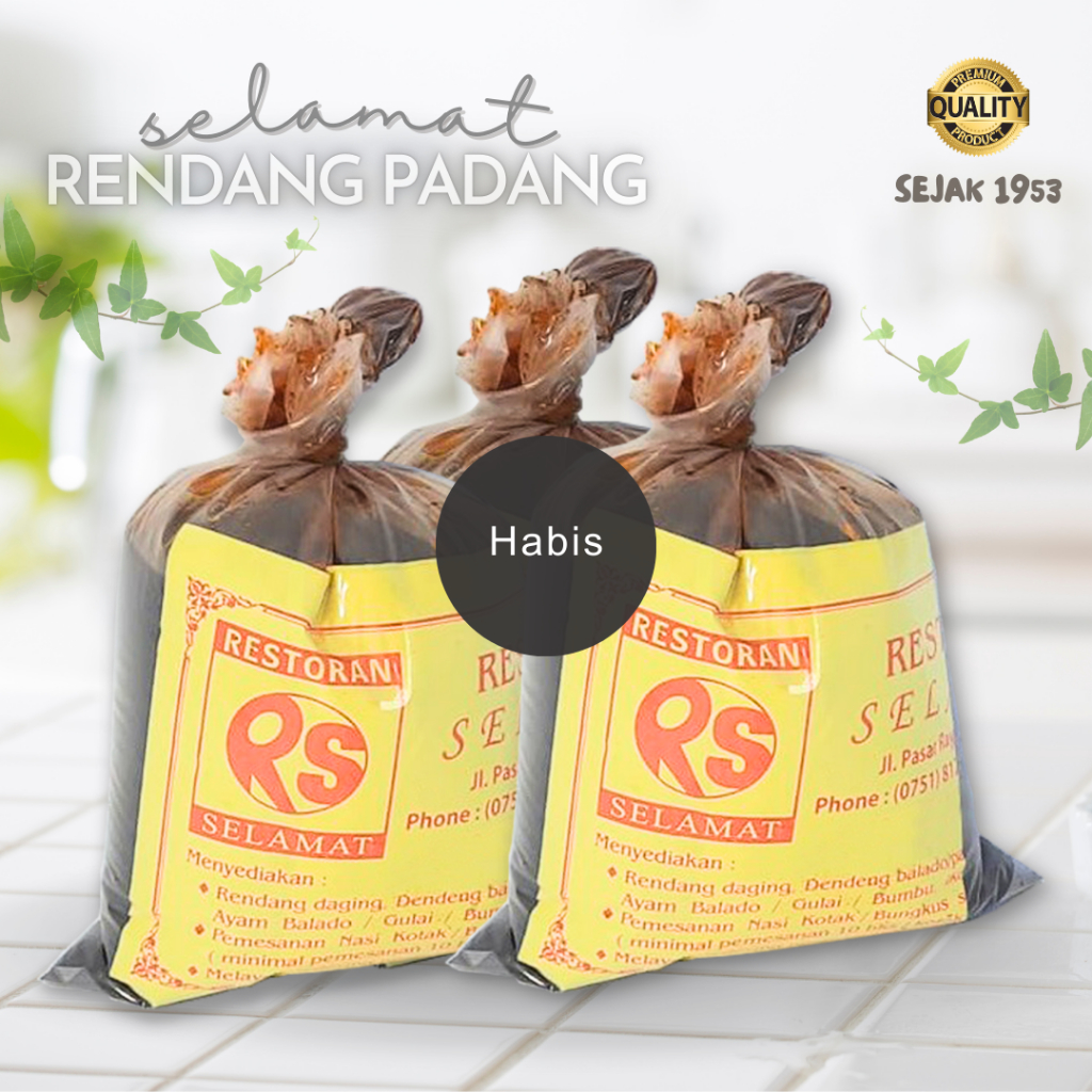 

Rendang Daging Padang Asli Minang