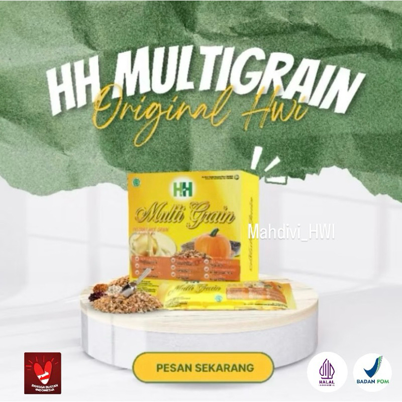 

TERLARIS - HH MULTIGRAIN Orginal 100% Sereal Organik untuk pengganti sarapan dan Diet - Cocok untuk Semua Umur