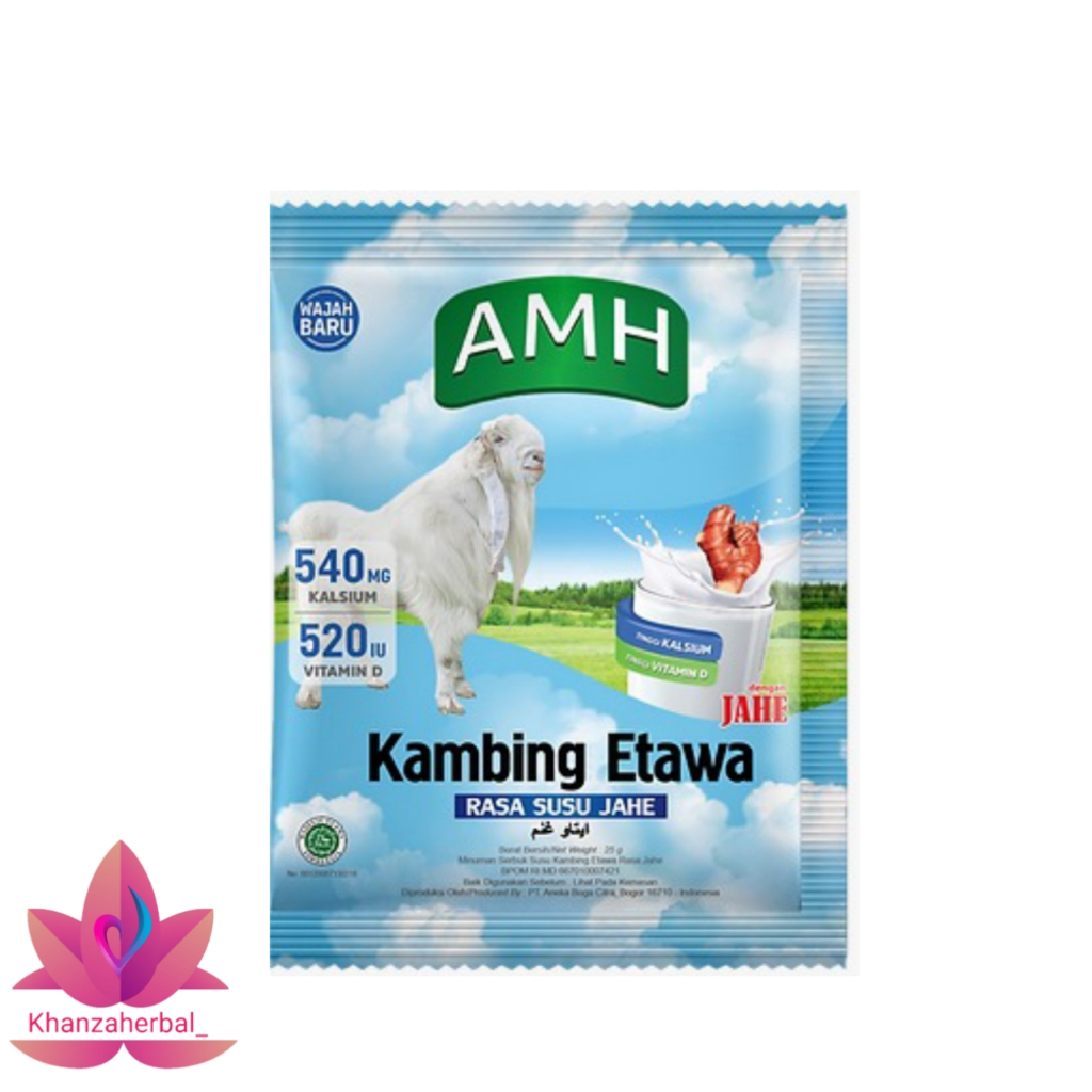 

Susu Kambing Etawa AMH + Jahe Merah | Per Sachet 24g