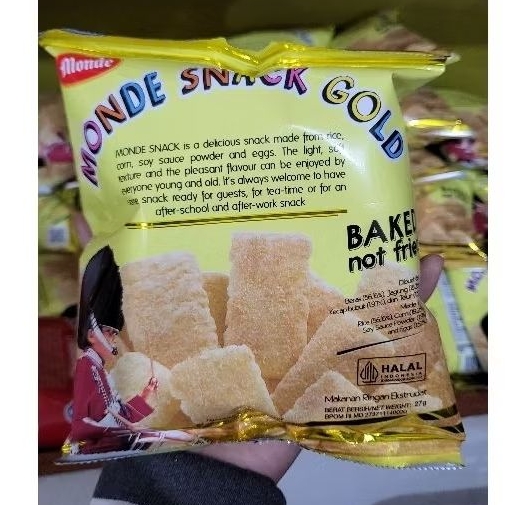 

Monde serena snack gold/rice mini