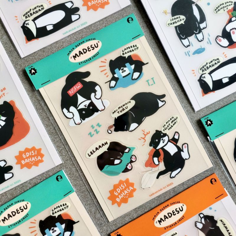 

MADESU Sticker Sheet (Seri A)