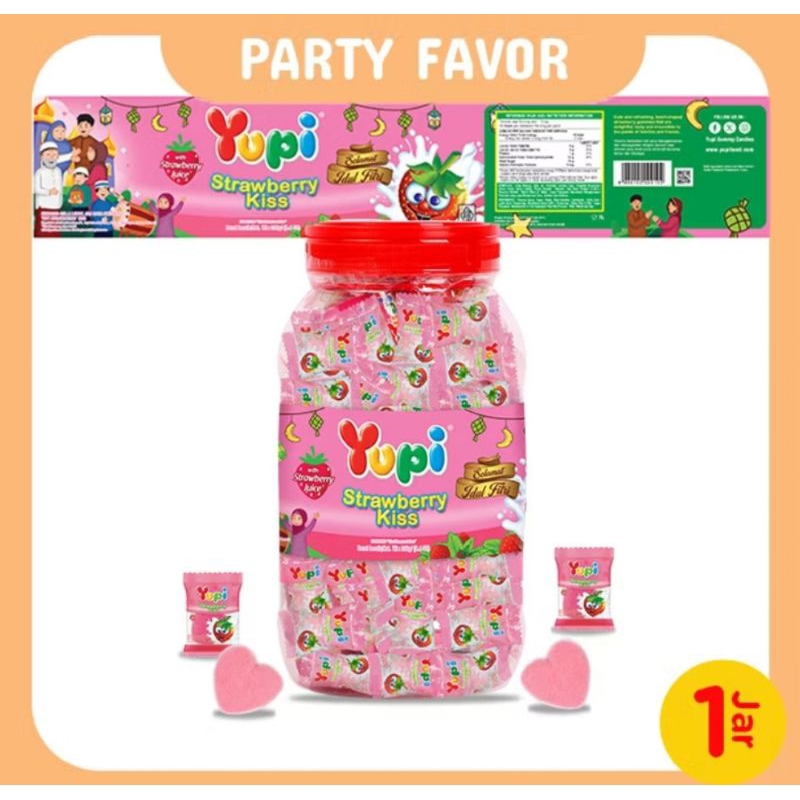 

Permen Yupi Rasa Strawberry Toples