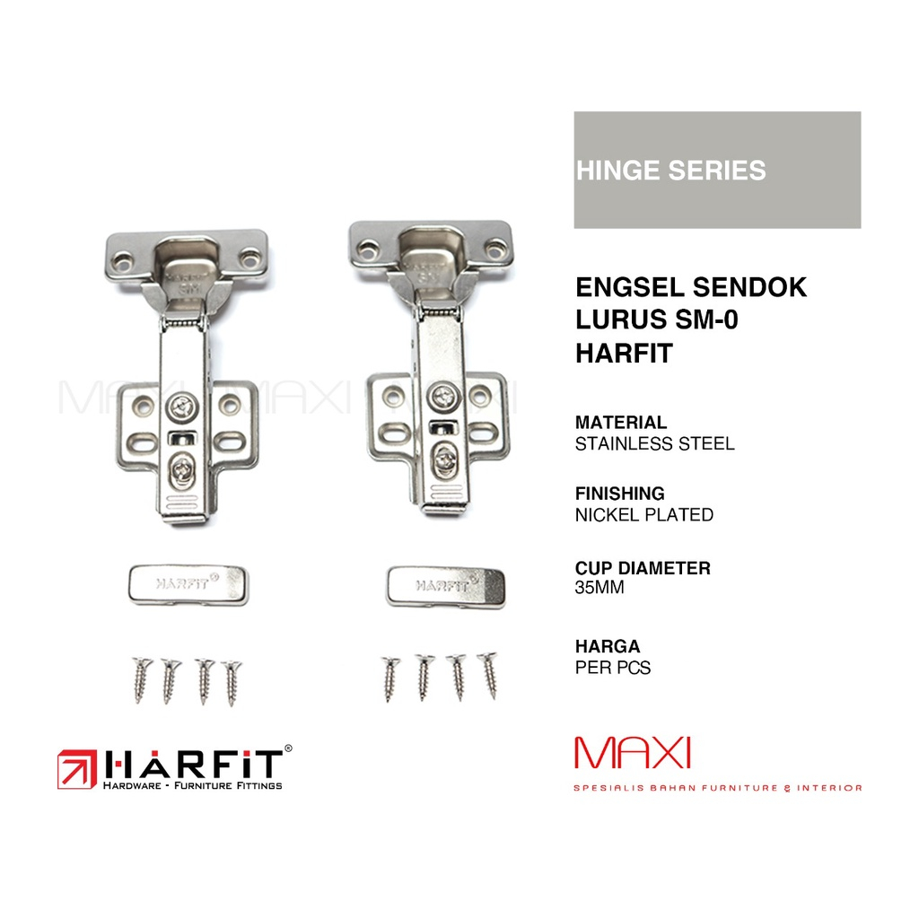 HARFIT Engsel Sendok SM - 0/8/16 Slow Motion - Engsel Sendok Series