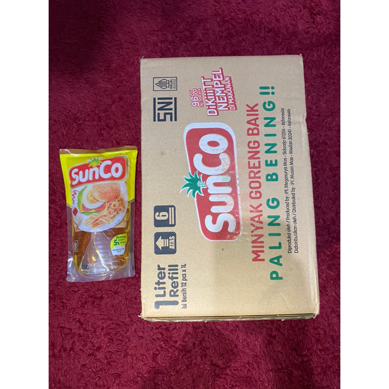 

MINYAK SUNCO 1L Refill 1 dus isi 12 x 1L