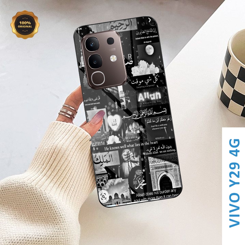Softcase VIVO Y16 Case kaca glossy - Case Terbaru - case hp murah - casing ponsel pelindung belakang