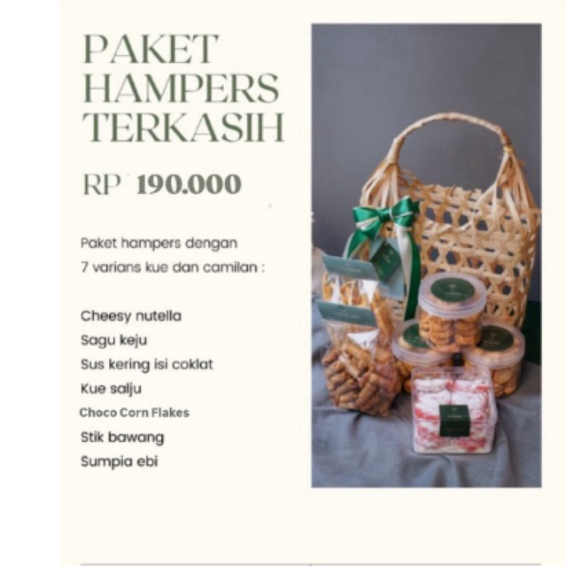 

Paket hampers Terkasih