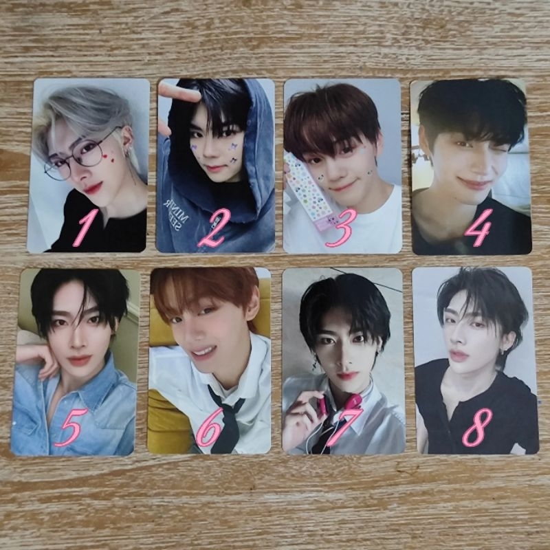 [KINDLY READ DESC] PHOTOCARD PC OFFICIAL RICKY GYUVIN JIWOONG GUNWOOK COUNTING STAR ZEROBASEONE ZB1 