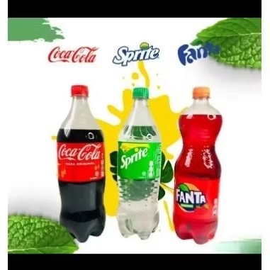 

softdrink 1liter cola sprite fanta