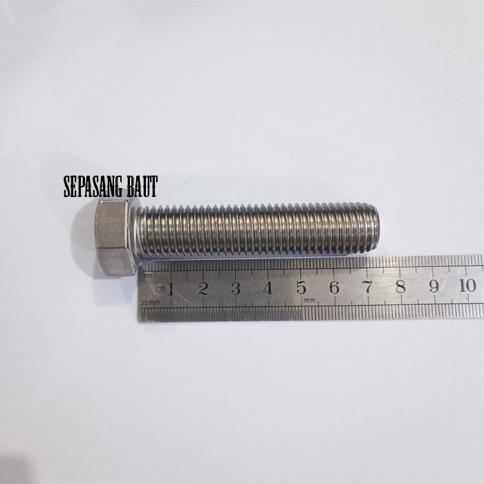 M16 x 70 Baut Hexagon Stainless 304 M16x70