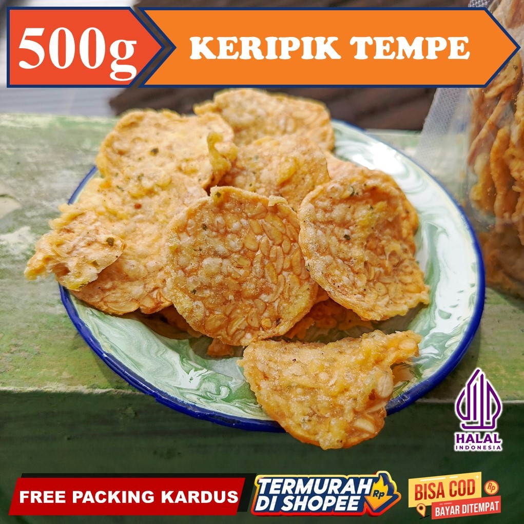 

RENYAH..!!! [500Gram] Keripik Tempe Bulat Daun Jeruk Oleh-Oleh Khas Sragen | Kripik Tempe Bulat Asli