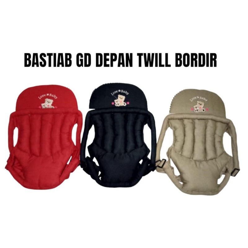 Gendongan depan bordir / Gendongan depan