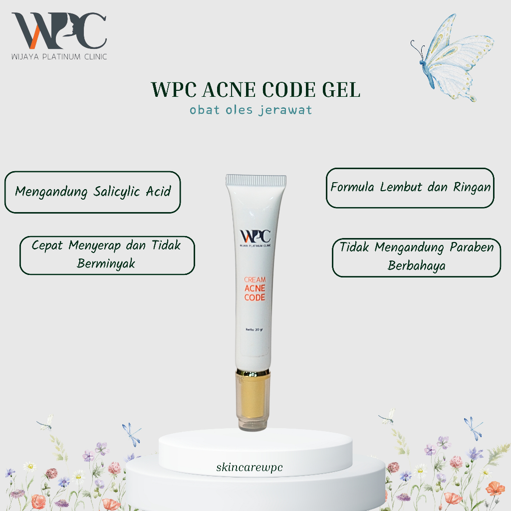 WPC Cream Acne Code 10ml - Obat oles jerawat
