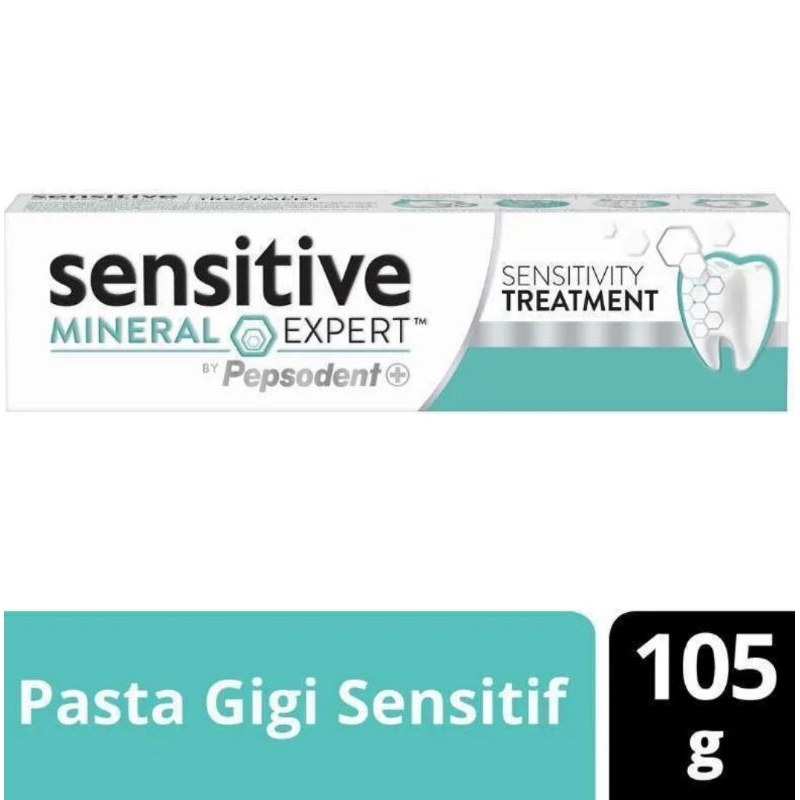 Pepsodent Sensitive Mineral  Expert treatment pasta gigi 105g