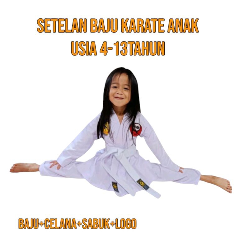 baju karate pemulla logo forki+inkado
