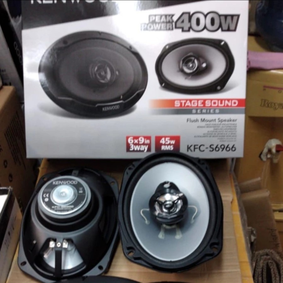 Kenwood Speaker KSC S6966 Speaker Oval KENWOOD Stage Sound KFC-S6966 - New Series