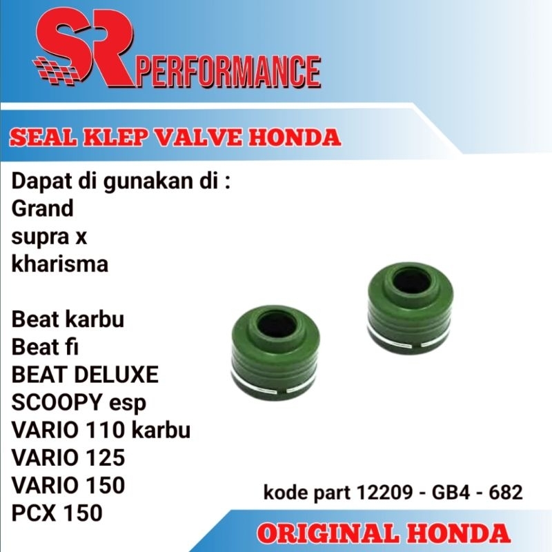 Seal Klep beat beat fi vario 125 pcx 150 grand supra original AHM