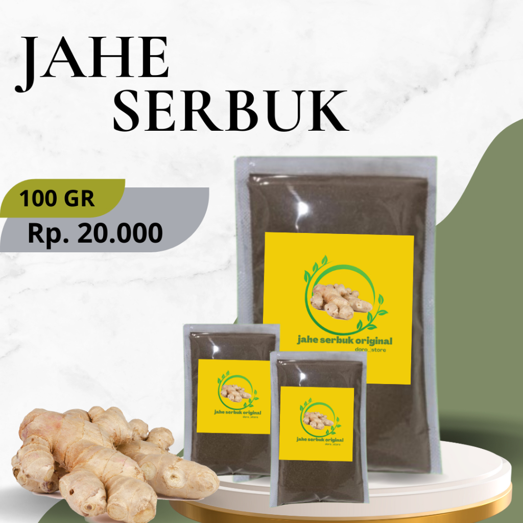 

100% ORIGINAL PREMIUM JAHE ARAB BUBUK MURNI ( BISA COD )