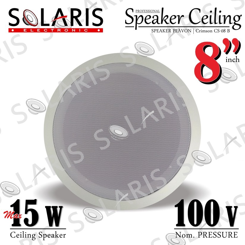 Terbatas SPEAKER CEILING 8 Inch SPEAKER PLAVON CRIMSON CSB