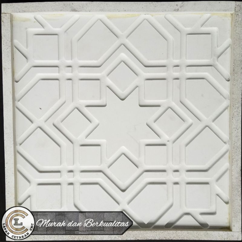 Cetakan Masif GRC model Panel Dinding motif Geometris
