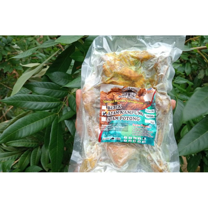 

Ayam Kampung Ungkep/1ekor(Lalapan)/Freesambalpencit/KhasMadura
