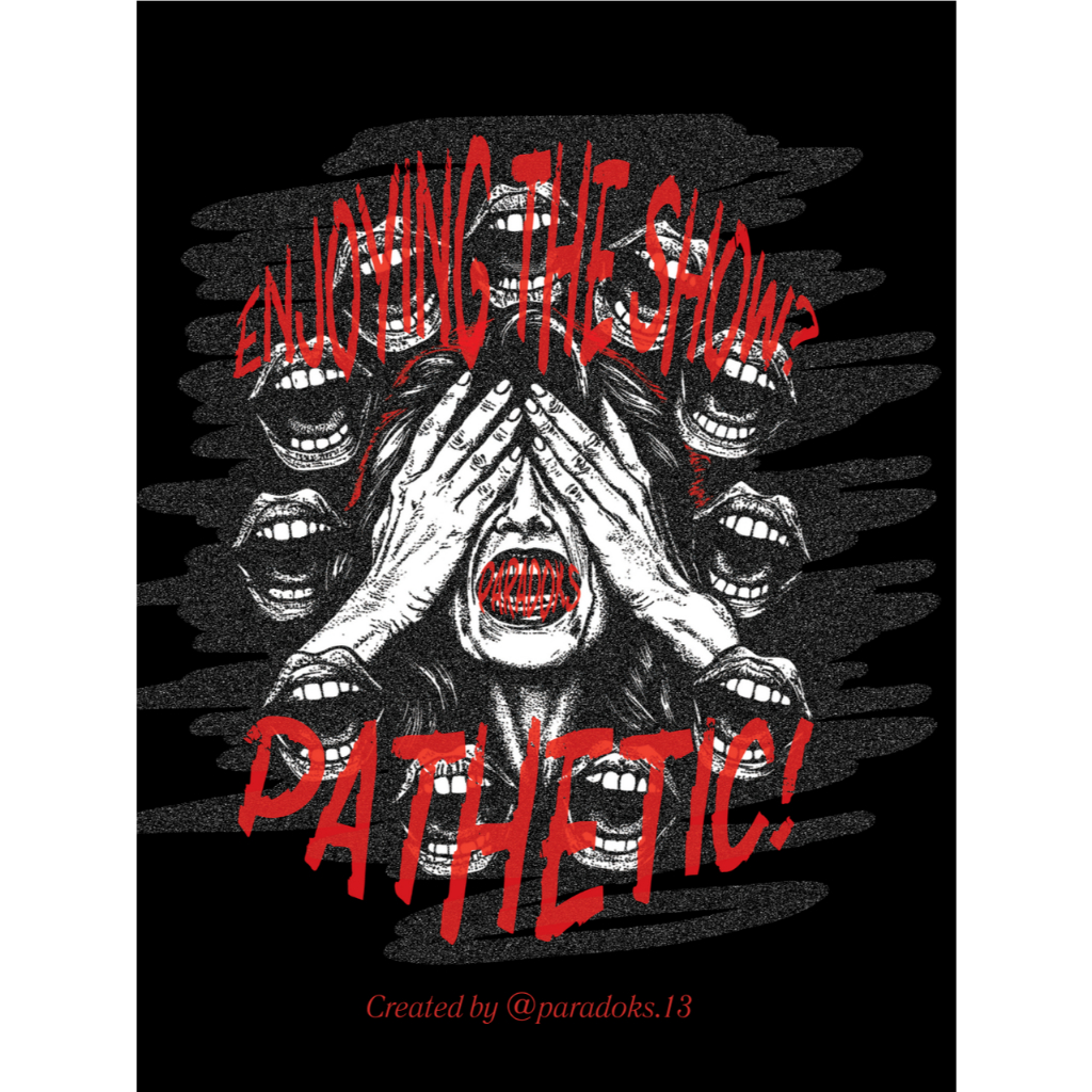 PARADOKS KAOS REGULAR FIT ENJOYING THE SHOW