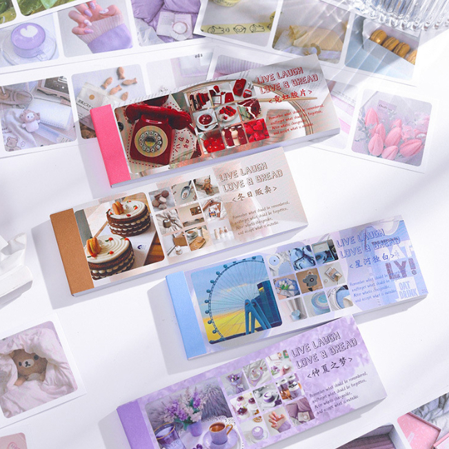 

DailyStick Sticker Kertas Serba Guna Aesthetic Creative 30 lembar 90 Motif JUrnaling Scarpbook