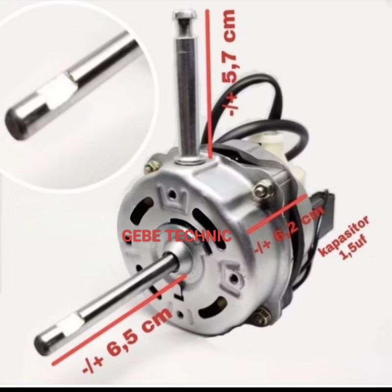 MOTOR DINAMO KIPAS ANGIN BALING BESI 12 14 INCH TORNADO SEKAI SANEX GMC AOYAMA