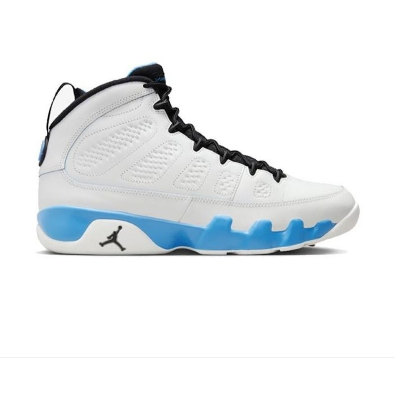 SEPATU SNEAKERS PRIA NIKE AIR JORDAN 9 RETRO POWDER BLUE