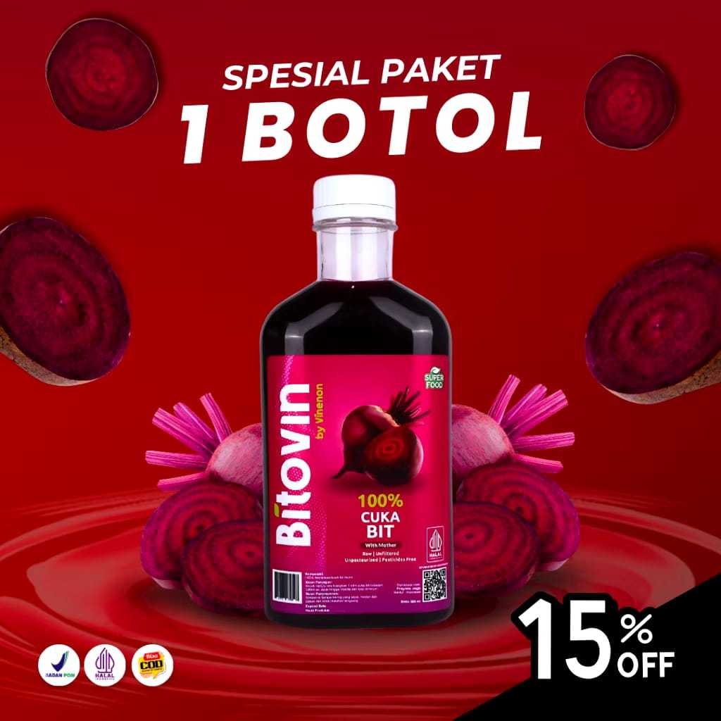 

BITOVIN - CUKA BUAH BIT 100% MURNI