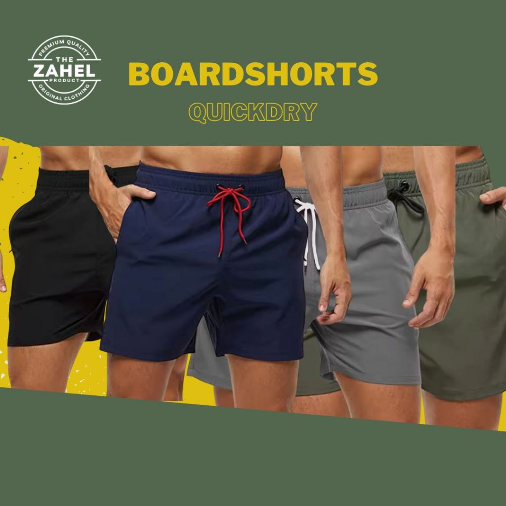 Celana pendek pria quickdry premium